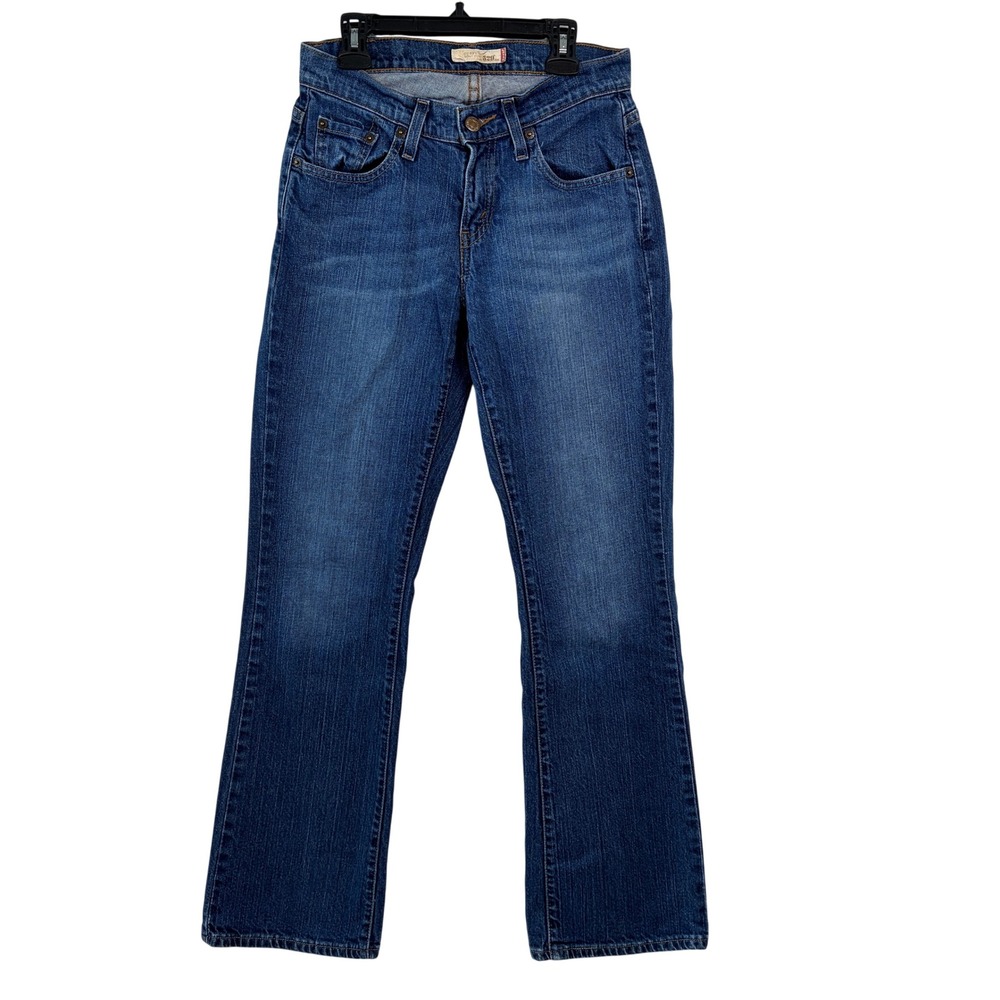 Levi's 529 Curvy Bootcut Jeans Size‎ 4 Medium Blue Excellent